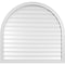 Ekena Millwork Round Top Surface Mount PVC Gable Vent: Functional, w/ 2"W x 1-1/2"P Brickmould Frame, 42"W x 40"H GVPRT42X4002SF - alternate 1